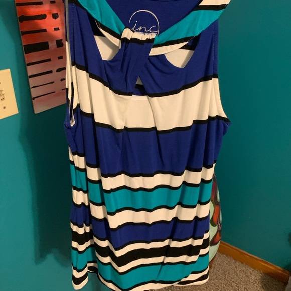 INC cut out tank top. Size petite large - Picture 1 of 3
